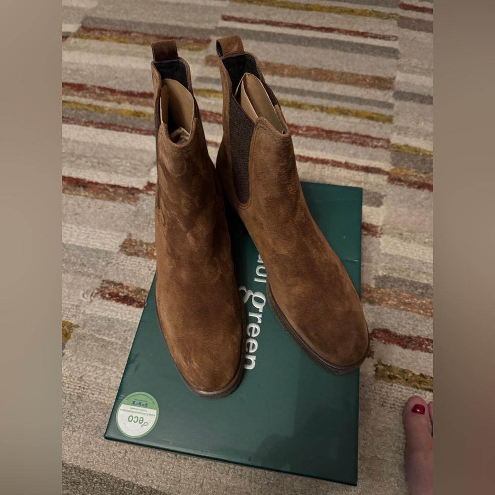 Paul Green Sunny Chelsea Boot in Toffee Soft Suede